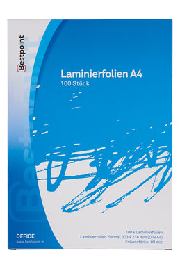 Laminierfolien A4, 125 mic, 25 Stk./Pkg